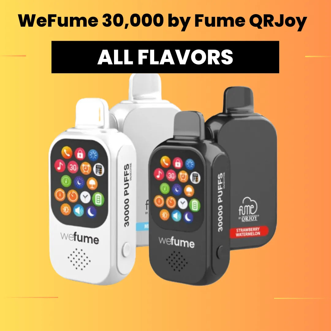 wefume vape price 30,000 Puffs Disposable - $18.99 Color:lvory White UD-clearance Fume Strawberry Banana Ultra