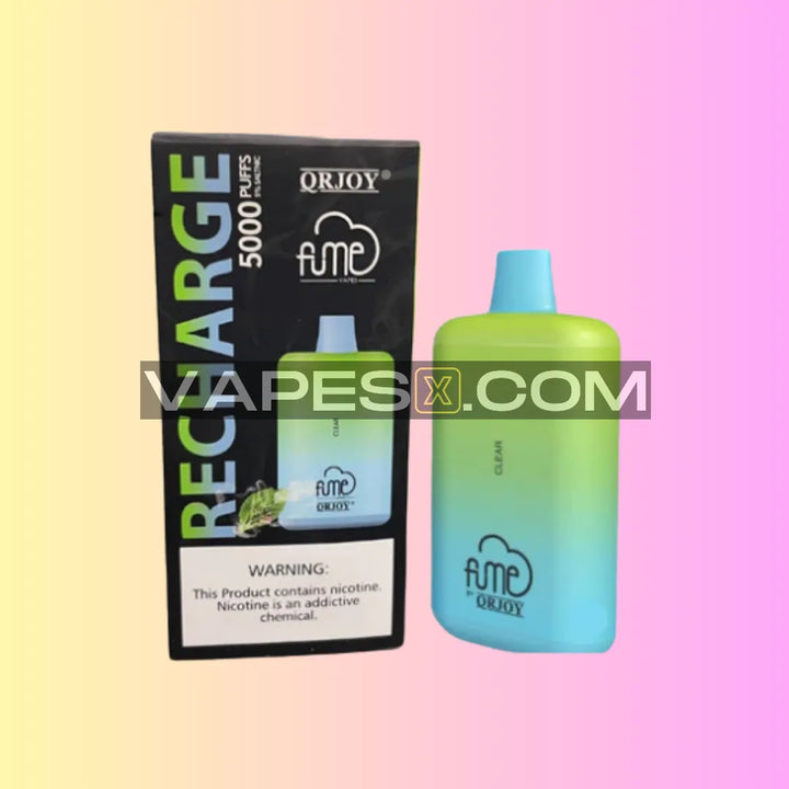 Fume Recharge Disposable Vape 5000 Puffs 5% nic - CLEAR