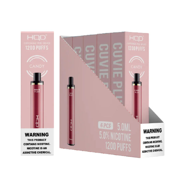 Candy Cuvie Plus DISPOSABLE VAPE 1200 by HQD   