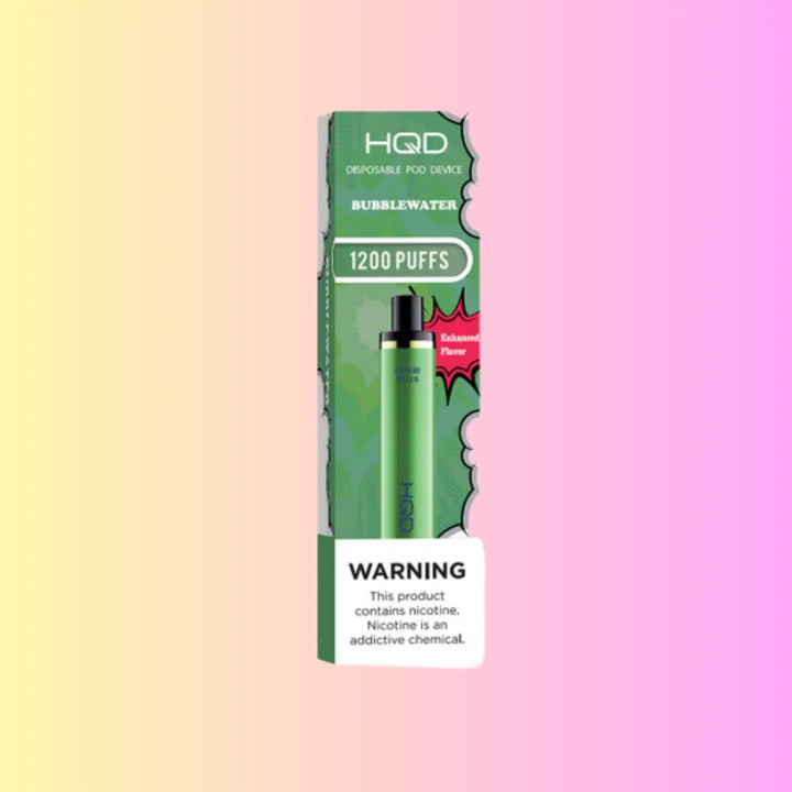 Cuvie Plus DISPOSABLE VAPE 1200 - BubleWater By HQD Tech