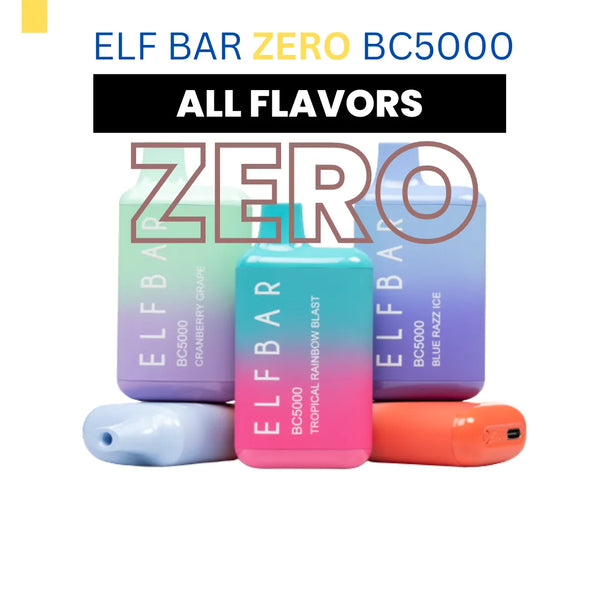 Elf Bar BC5000 ZERO NIC Disposable Vape