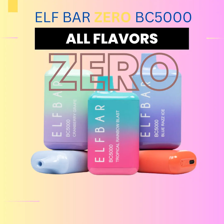Elf Bar BC5000 ZERO NIC Disposable Vape BY EBDESIGN