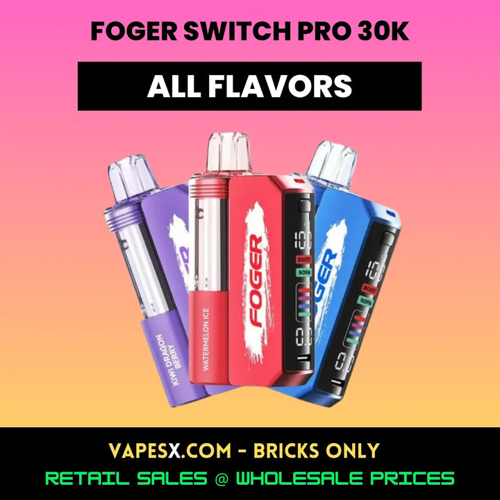 Foger Switch Pro 30K Disposable Vape (5-Pack)