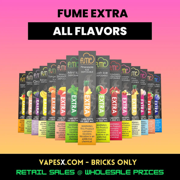 Fume Extra Disposable Vape 1500 Puffs (10-Pack)