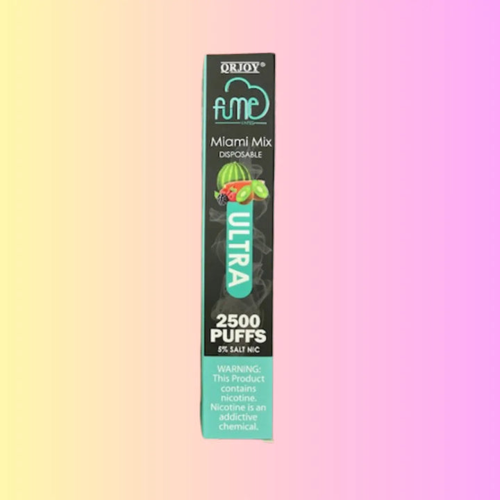 Fume Ultra Disposable Vape 2500 Puffs - MIAMI MIX 5%