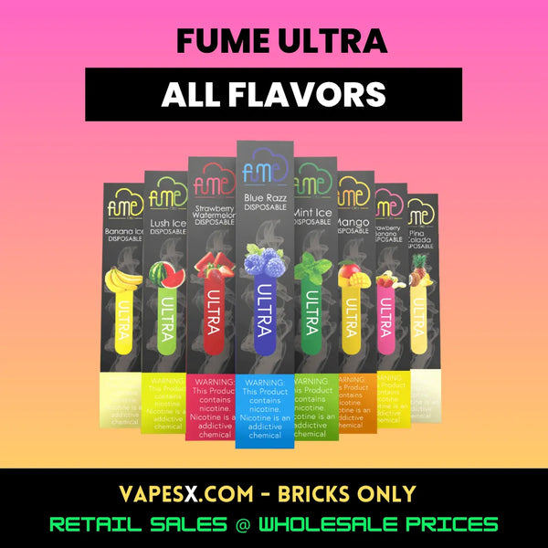 Fume Ultra Disposable Vape 2500 Puffs (1 Brick - 10 Pcs) 