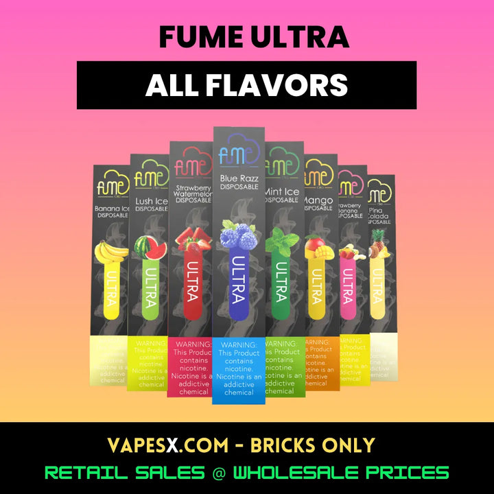 Fume Ultra Disposable Vape 2500 Puffs (1 Brick - 10 Pcs) 