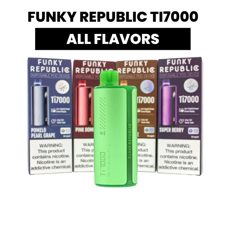 Funky Republic Ti7000 7000 Puffs