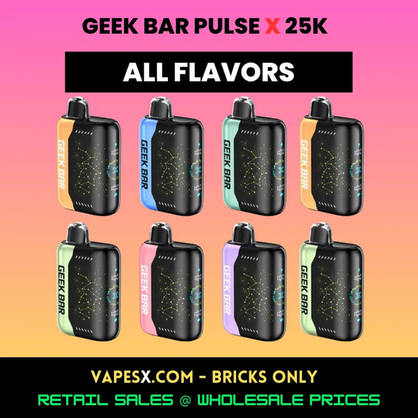 GEEK BAR PULSE X 25K Disposable Vape (5-Pack)