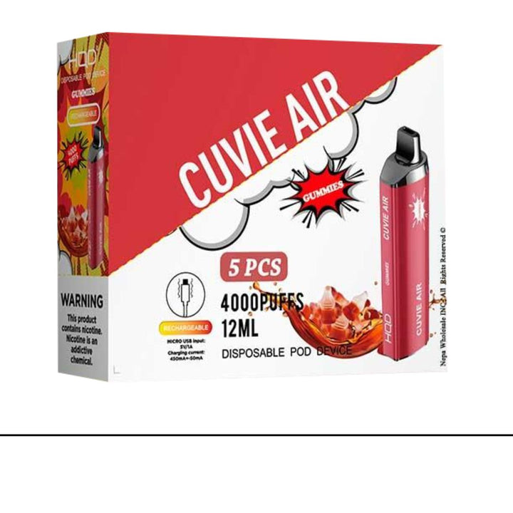 COLA GUMMY / Gummies Cuvie AIR DISPOSABLE VAPE 4000 by HQD Tech   