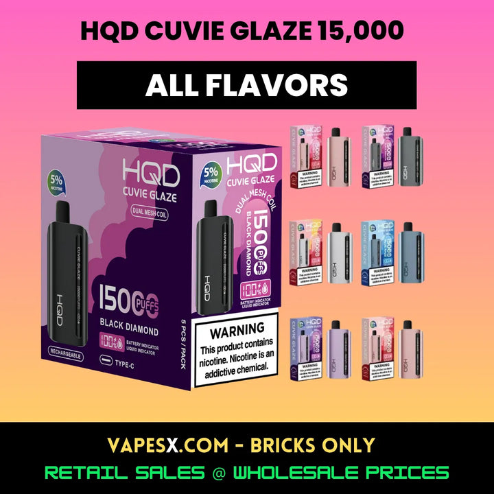 HQD Cuvie Glaze Disposable Vape 