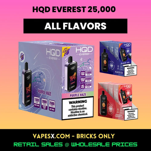 HQD Cuvie X Everest Vape 25K Puffs Vape20% OFF VapesX HQD Cuvie X Everest Vape 25K Puffs Vape20% OFF VapesX
