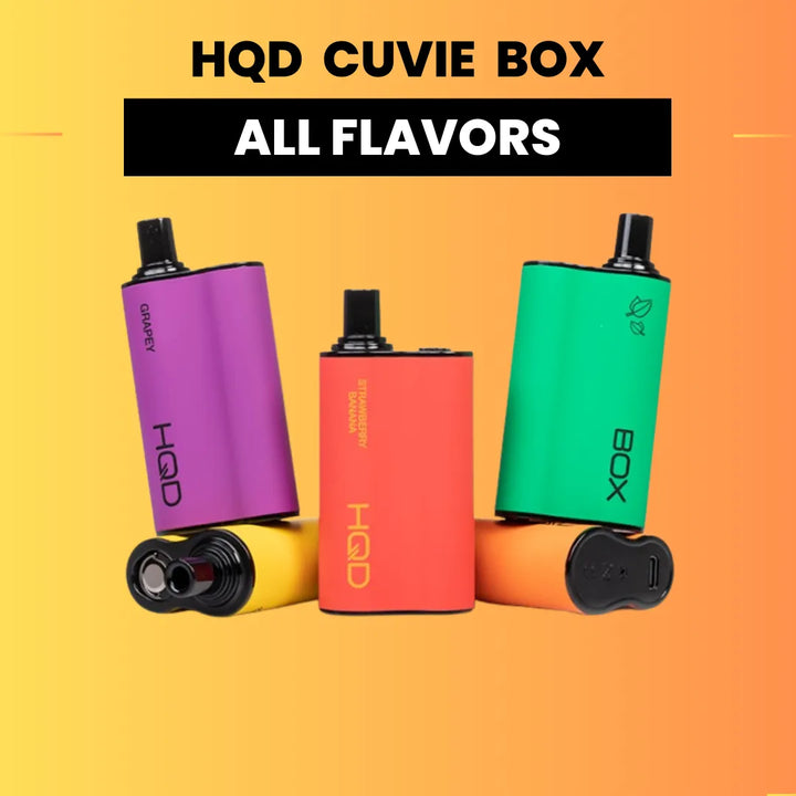 HQD  CUVIE  BOX Disposable Vape 