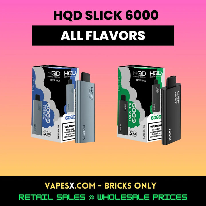 HQD slick 6000 Disposable Vape