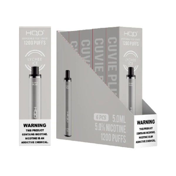 Lychee Ice Cuvie Plus DISPOSABLE VAPE 1200 by HQD   