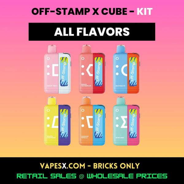 Off Stamp X-Cube Kit Disposable Vape (5-Pack)