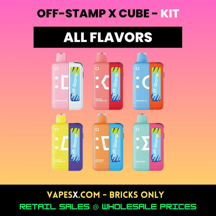Off Stamp X-Cube Kit Disposable Vape (5-Pack)
