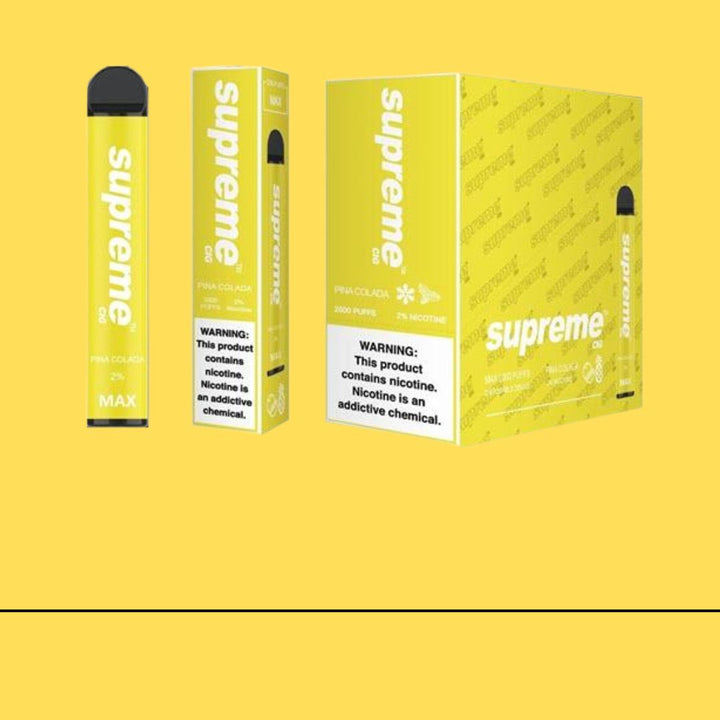 Supreme Max 5% Nicotine Disposable Vape 2000 - Pina colada