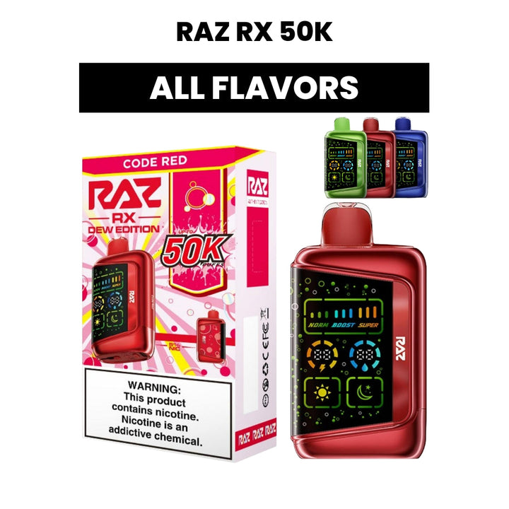 Raz Rx RAZ RX 50K Disposable Vape 5% ⚡30% OFF💥 – VapesX