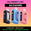 RAZ TN9000 Disposable Vape 5% (5-Pack)