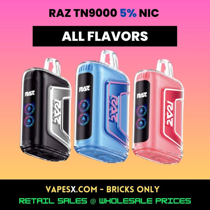 RAZ TN9000 Disposable Vape 5% (5-Pack)