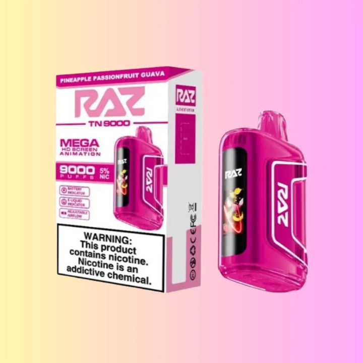 RAZ TN9000 Disposable Vape - Pineapple PassionFruit Guava