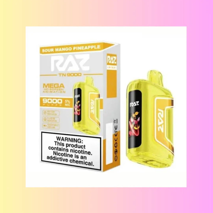 RAZ TN9000 Disposable Vape - Sour Mango Pineapple