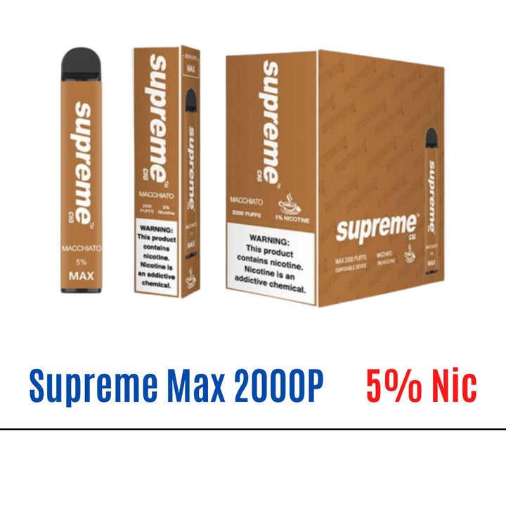 Macchiato Supreme Max 5% Nic Disposable Vape   
