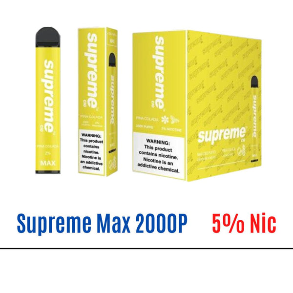 Pina colada Supreme Max 5% Nic Disposable Vape   