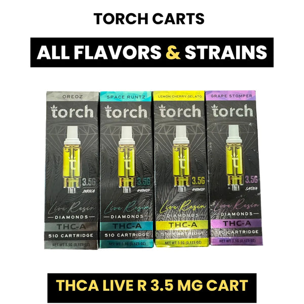 TORCH 3.5G THCA LIVE RASIN CART