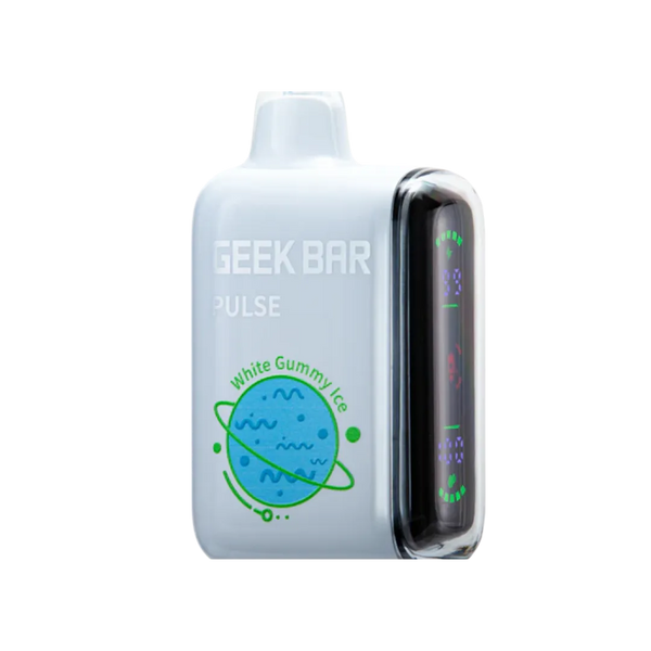 White Gummy Ice Geek Bar Pulse 